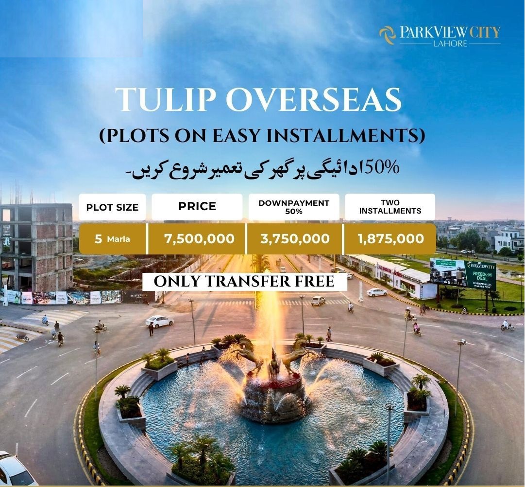 Park View City Lahore Payment Plan